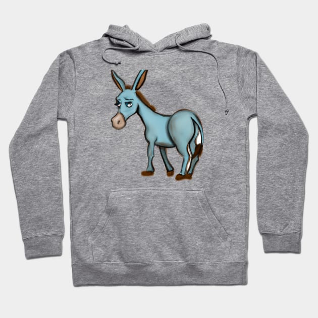 Cute Mule Drawing Hoodie by Play Zoo